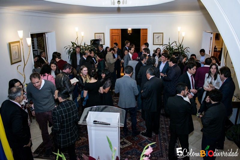 inauguration de l'événement à l'ambassade de France de Colombie le 9 mai